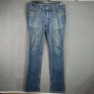 Hollister Mens Skinny Jeans W32 X L34 Authentic Denim Blue